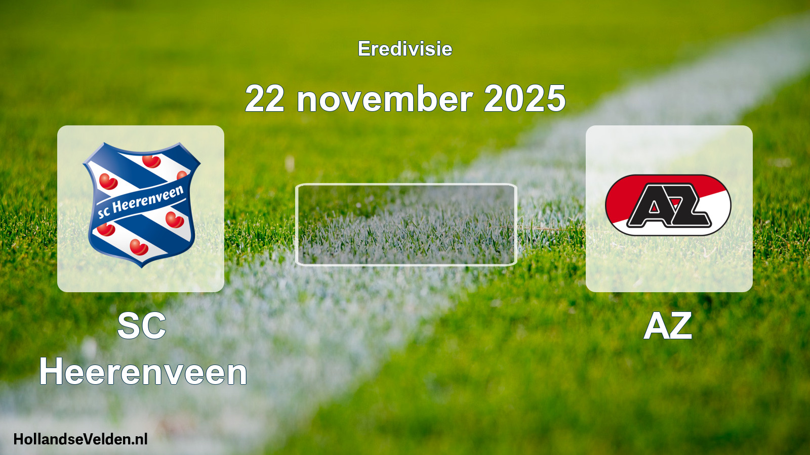 Geplande wedstrijd: SC Heerenveen - AZ (22 november 2025)