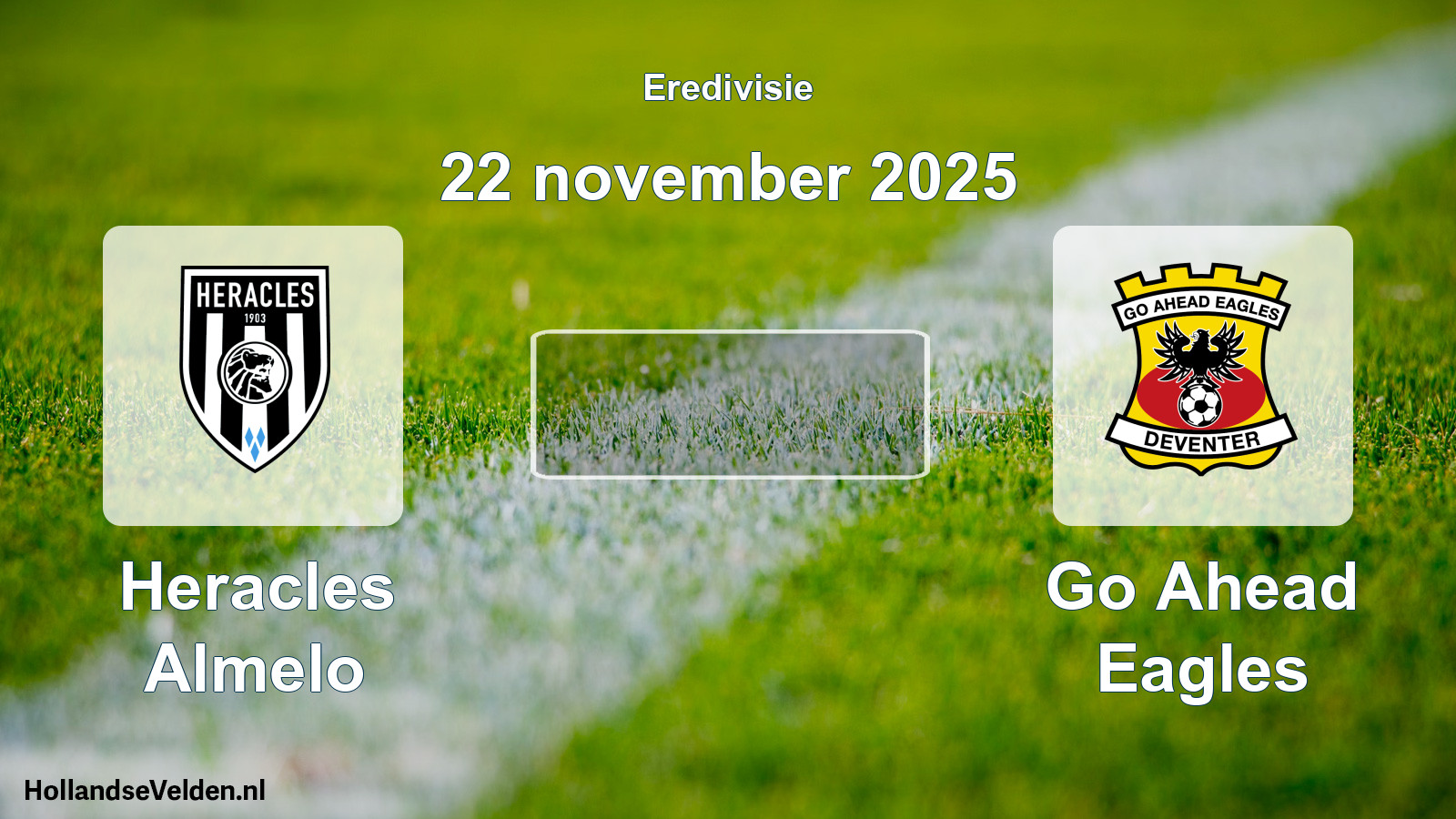 Geplande wedstrijd: Heracles Almelo - Go Ahead Eagles (22 november 2025)