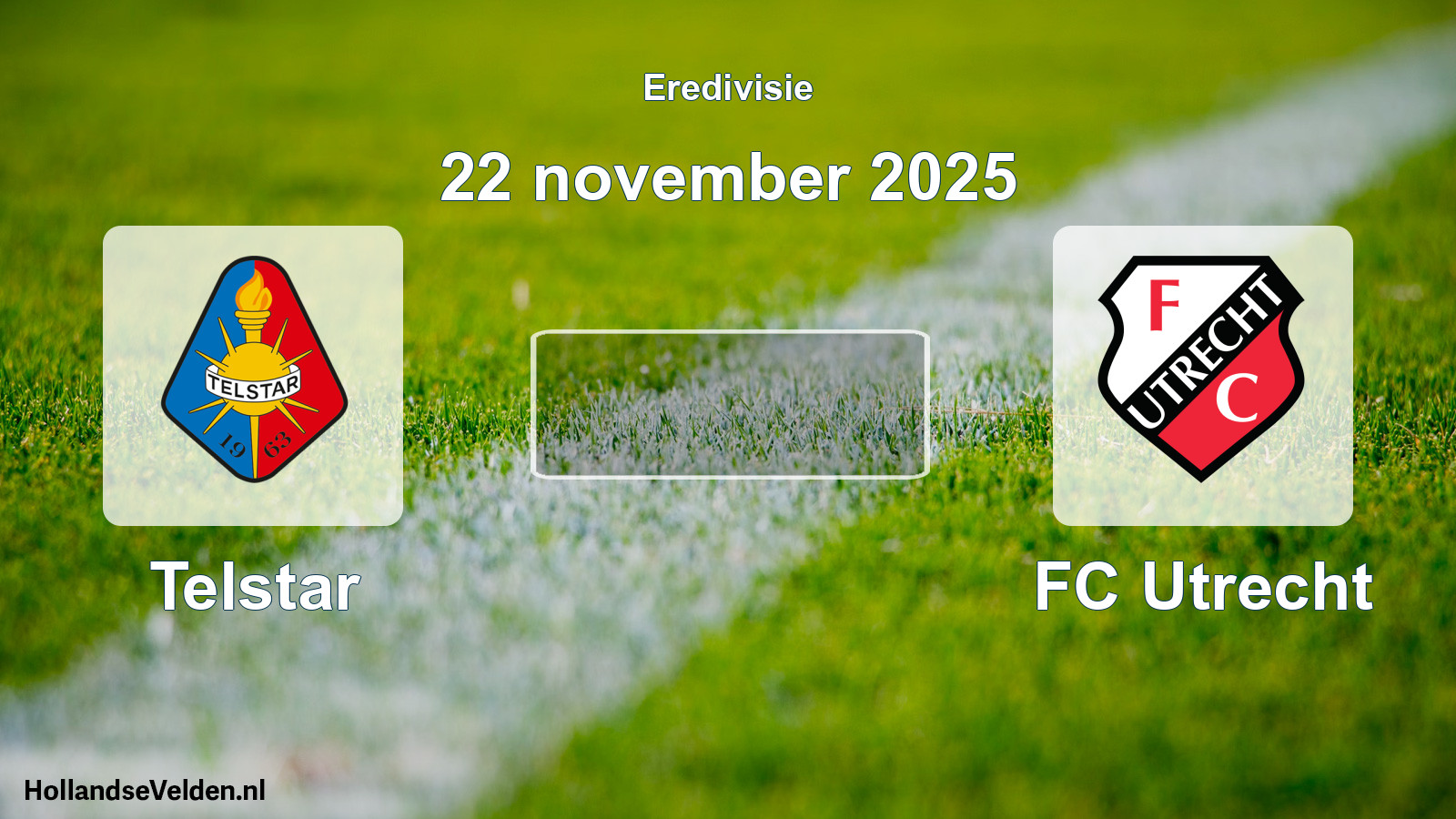 Geplande wedstrijd: Telstar - FC Utrecht (22 november 2025)