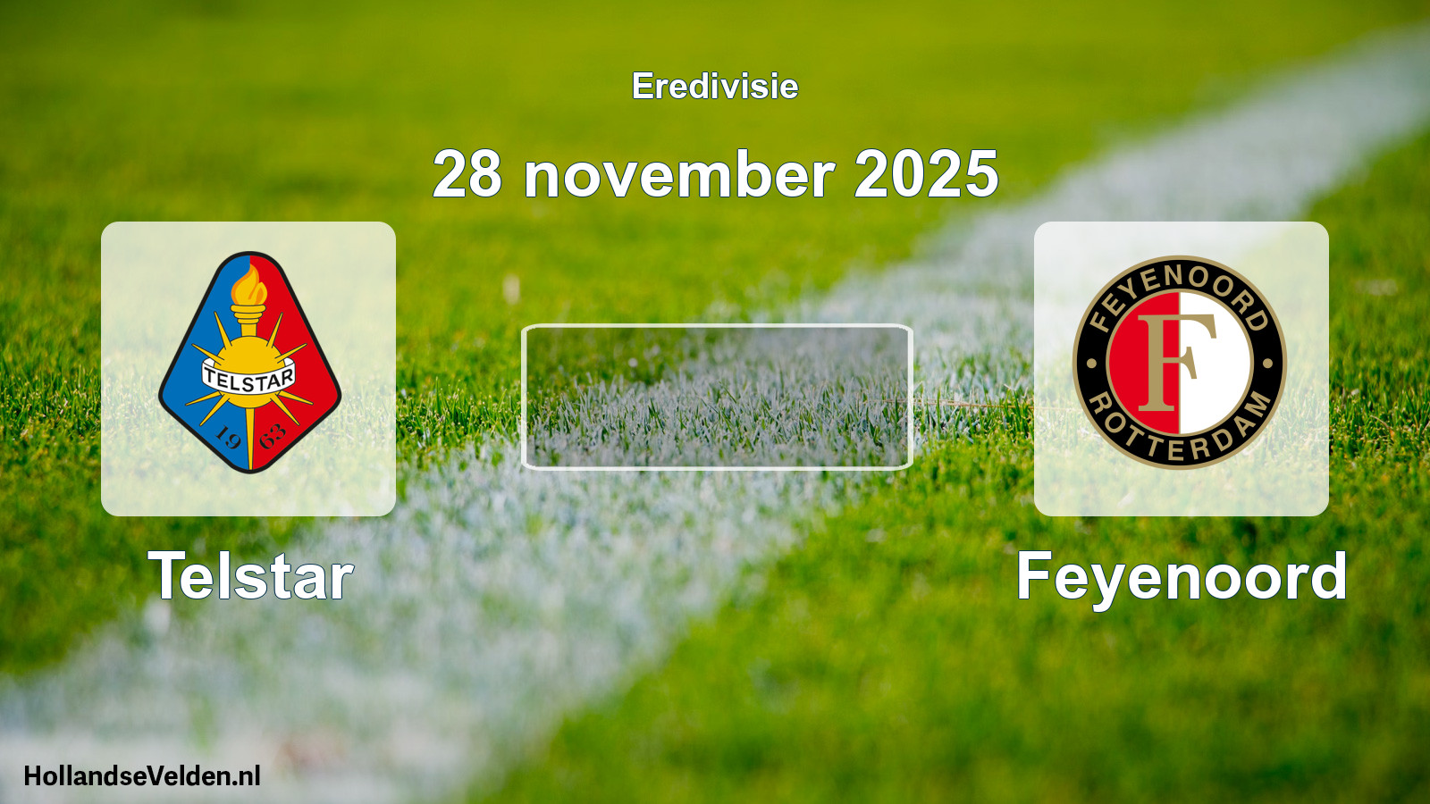Geplande wedstrijd: Telstar - Feyenoord (28 november 2025)