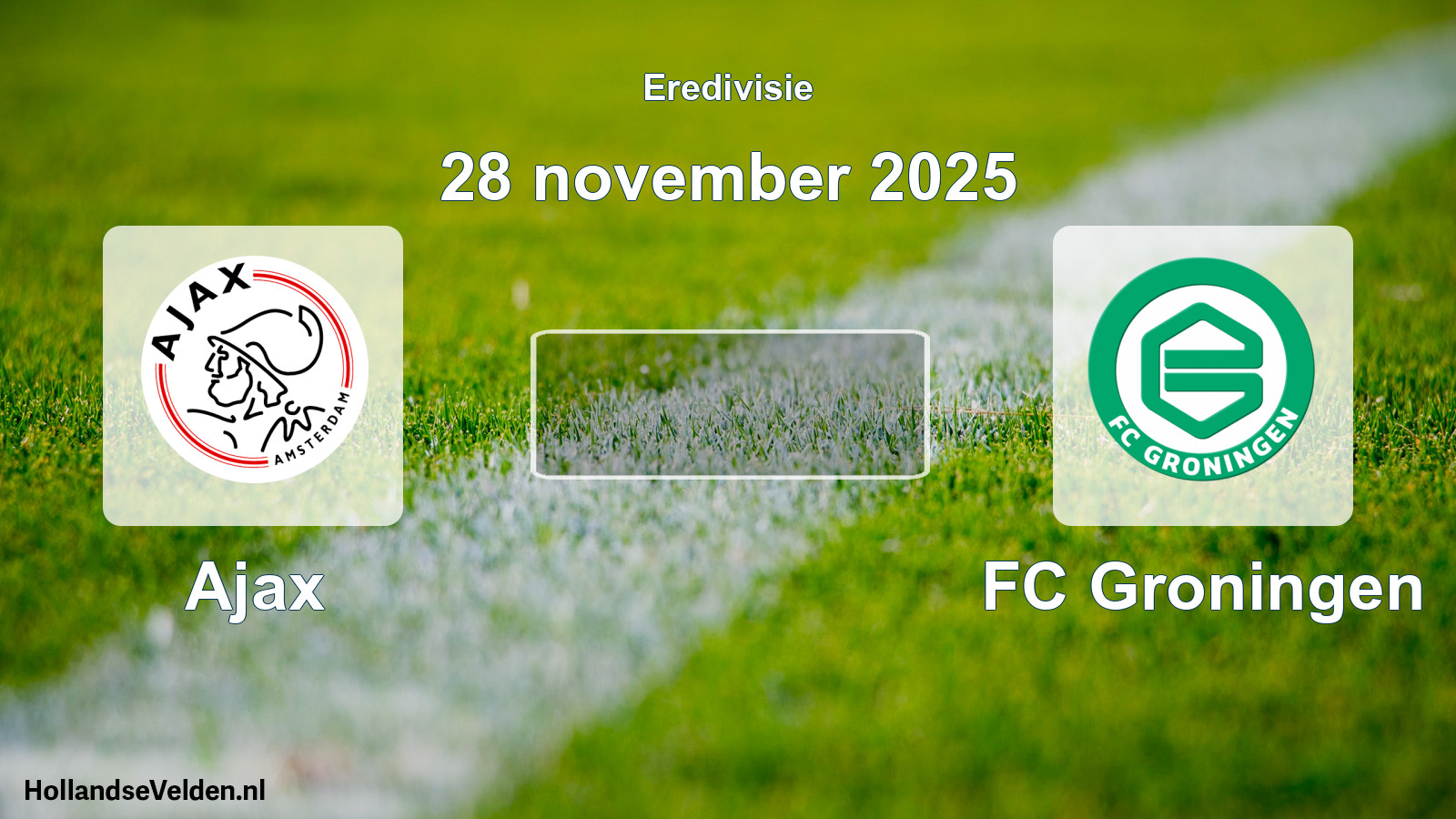 Geplande wedstrijd: Ajax - FC Groningen (28 november 2025)