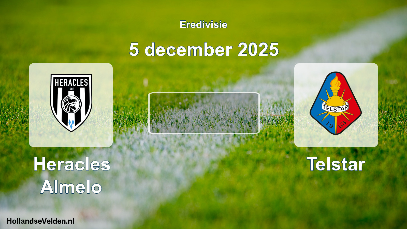 Geplande wedstrijd: Heracles Almelo - Telstar (5 december 2025)