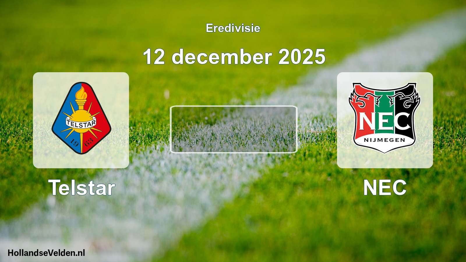 Geplande wedstrijd: Telstar - NEC (12 december 2025)