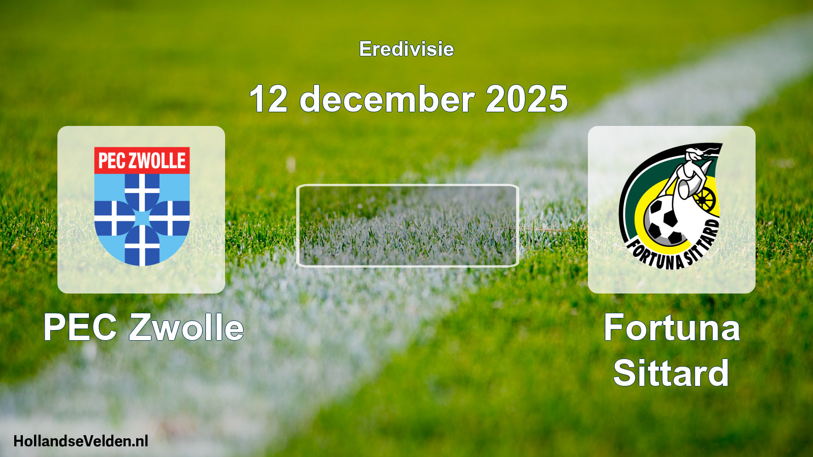 Scheduled Match: PEC Zwolle - Fortuna Sittard (12 December 2025)