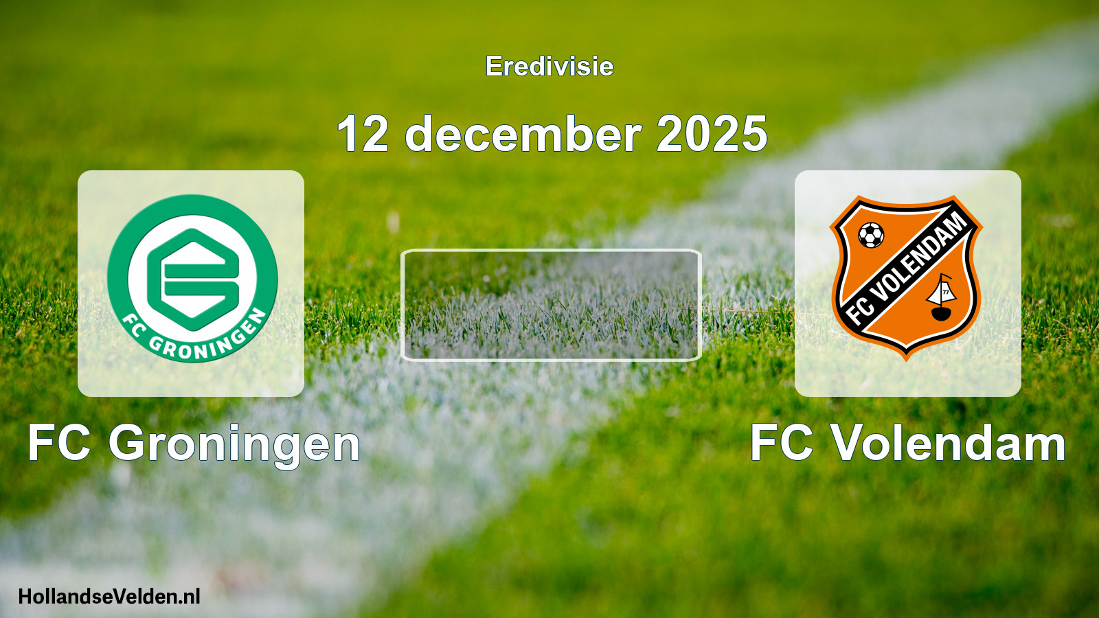 Scheduled Match: FC Groningen - FC Volendam (12 December 2025)