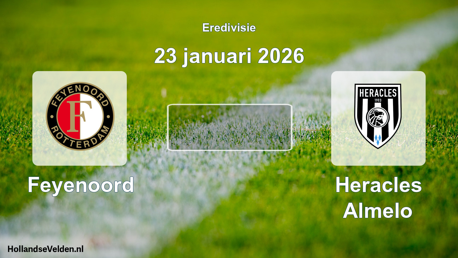 Geplande wedstrijd: Feyenoord - Heracles Almelo (23 januari 2026)