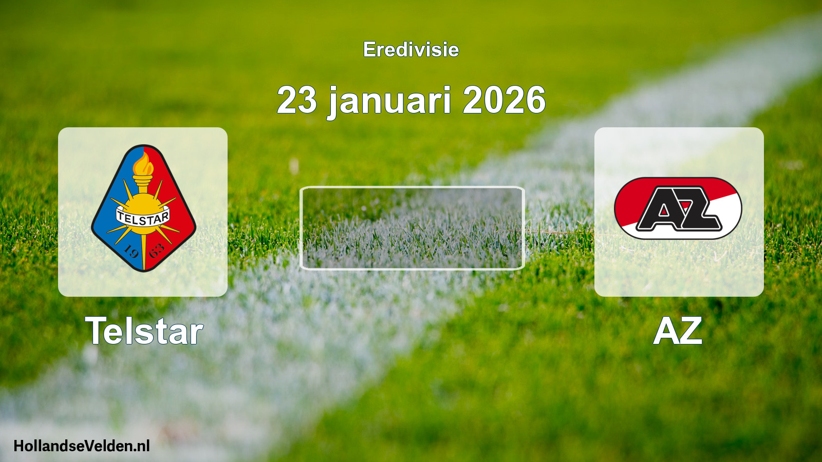 Geplande wedstrijd: Telstar - AZ (23 januari 2026)