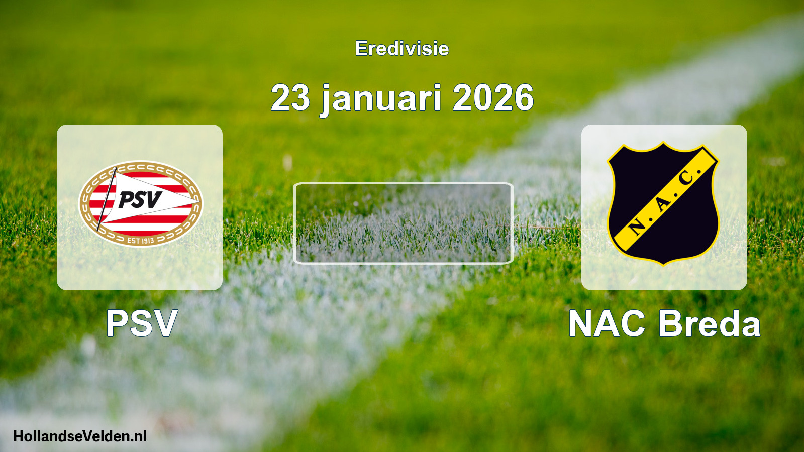 Geplande wedstrijd: PSV - NAC Breda (23 januari 2026)
