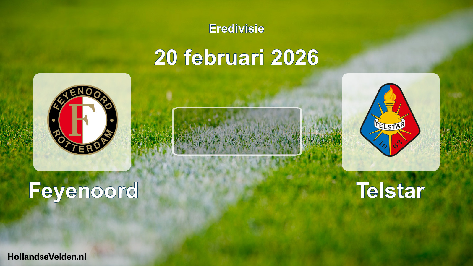 Geplande wedstrijd: Feyenoord - Telstar (20 februari 2026)