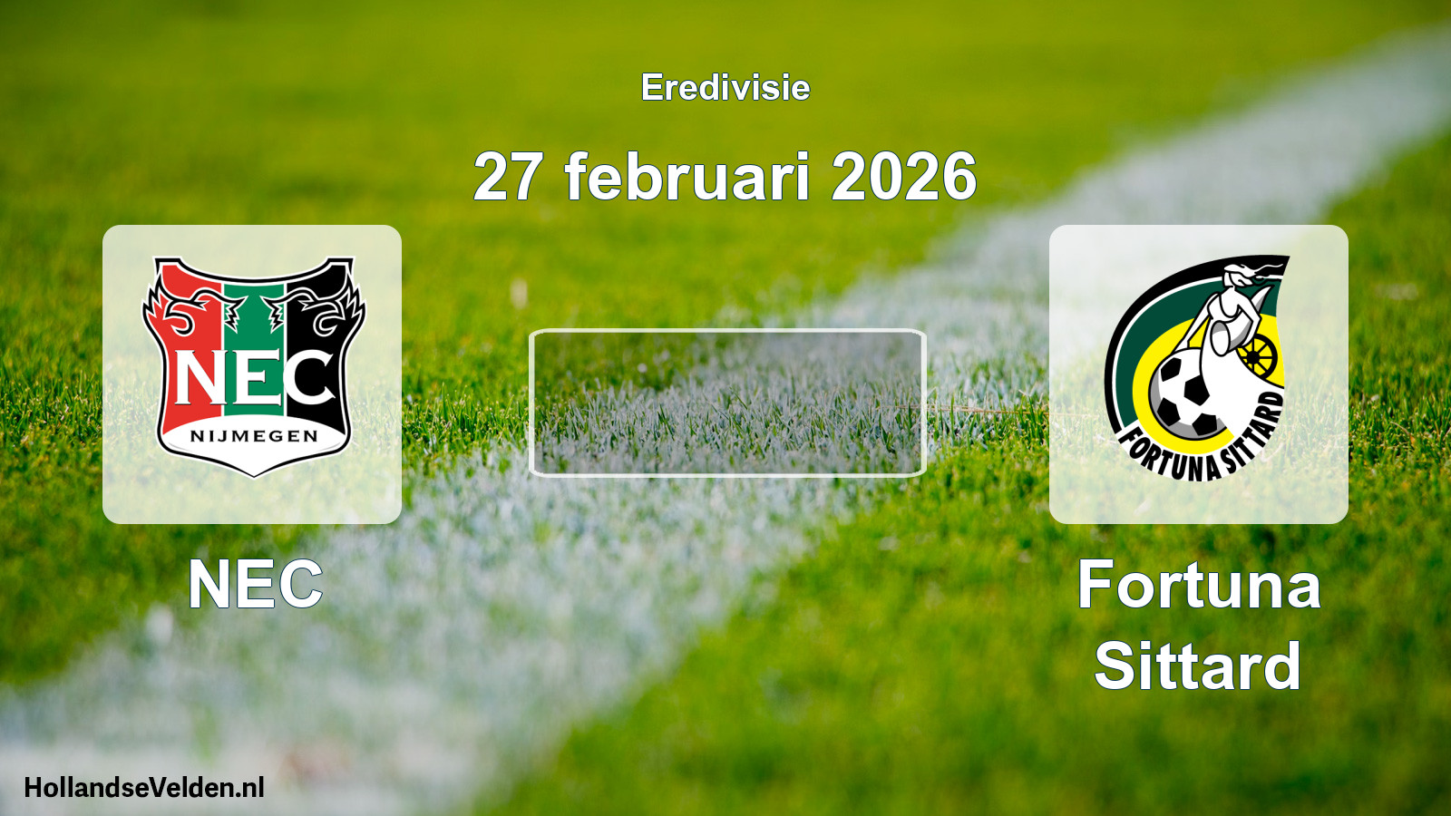 Geplande wedstrijd: NEC - Fortuna Sittard (27 februari 2026)