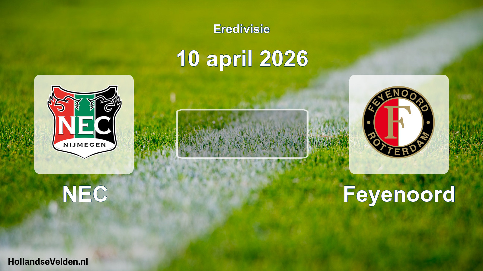 Geplande wedstrijd: NEC - Feyenoord (10 april 2026)