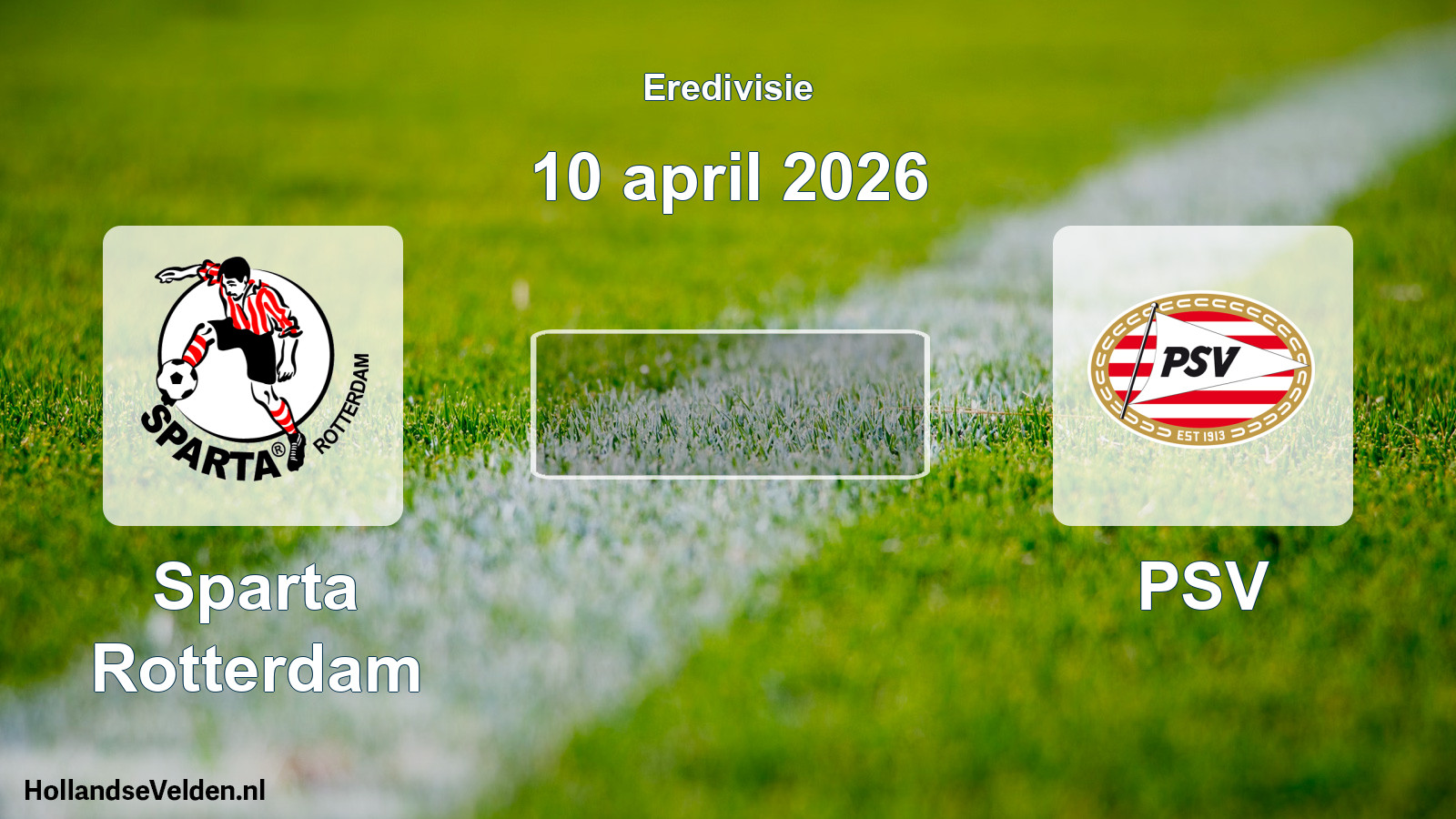 Geplande wedstrijd: Sparta Rotterdam - PSV (10 april 2026)