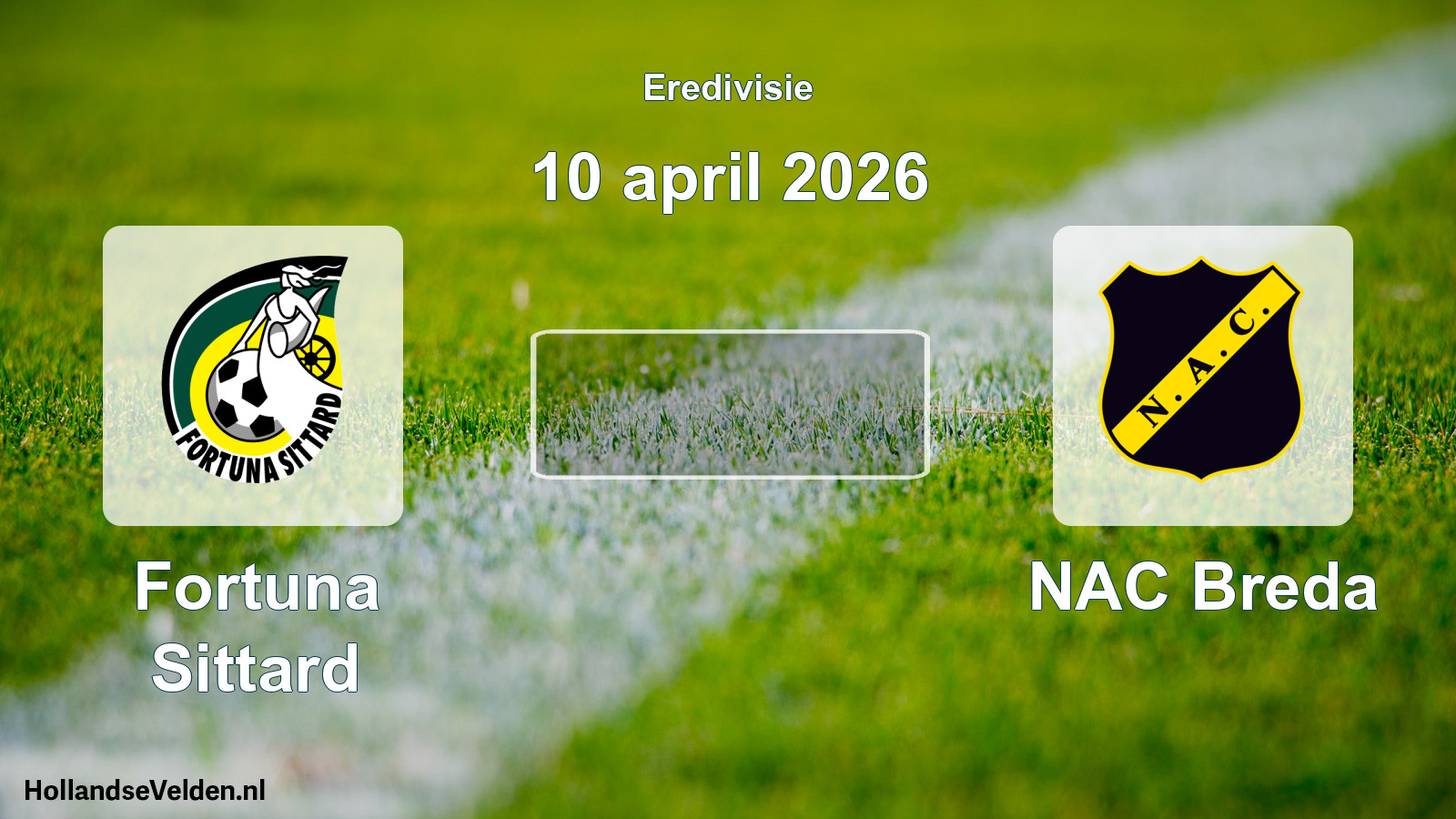 Geplande wedstrijd: Fortuna Sittard - NAC Breda (10 april 2026)