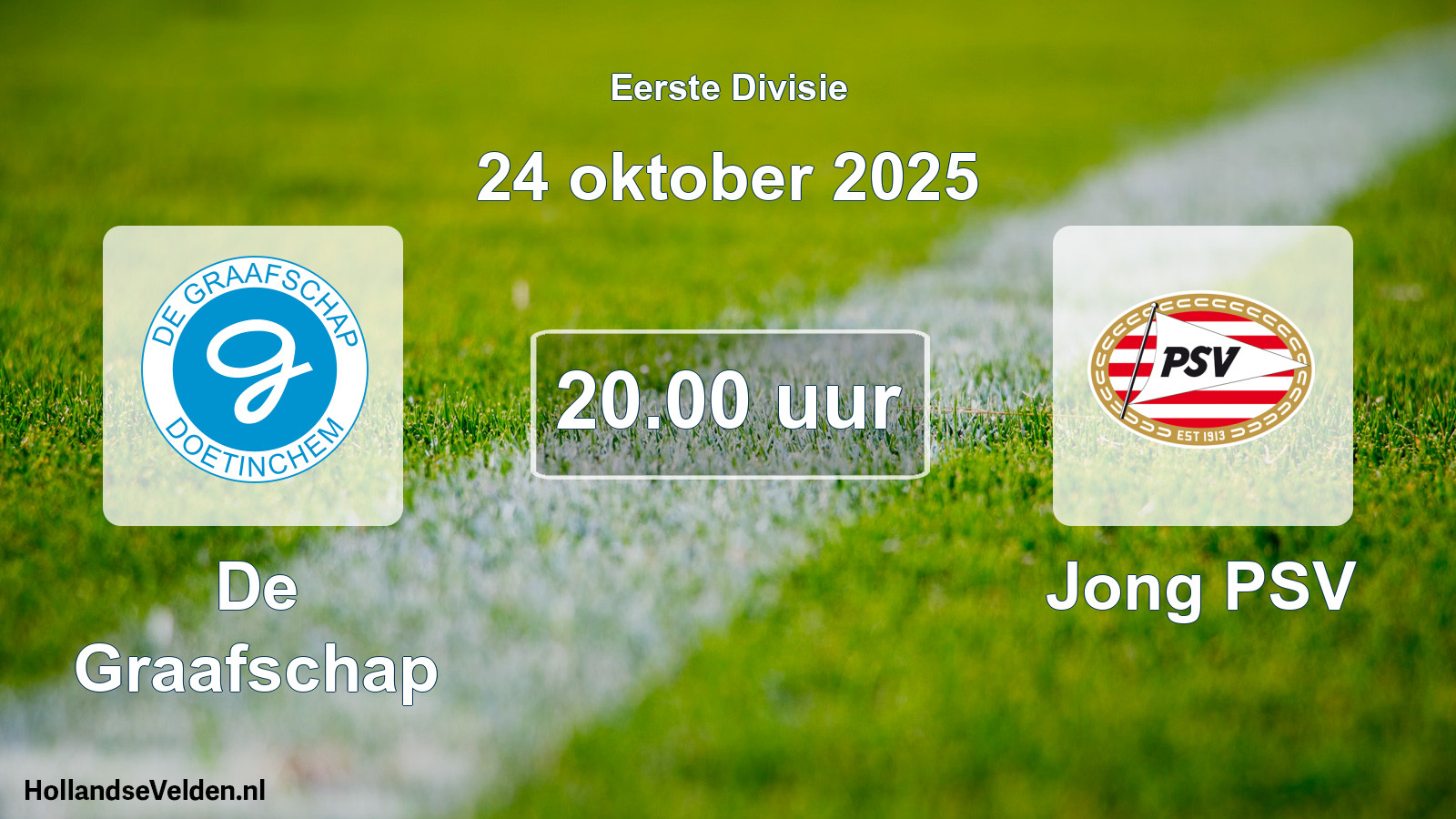Geplande wedstrijd: De Graafschap - Jong PSV (24 oktober 2025)