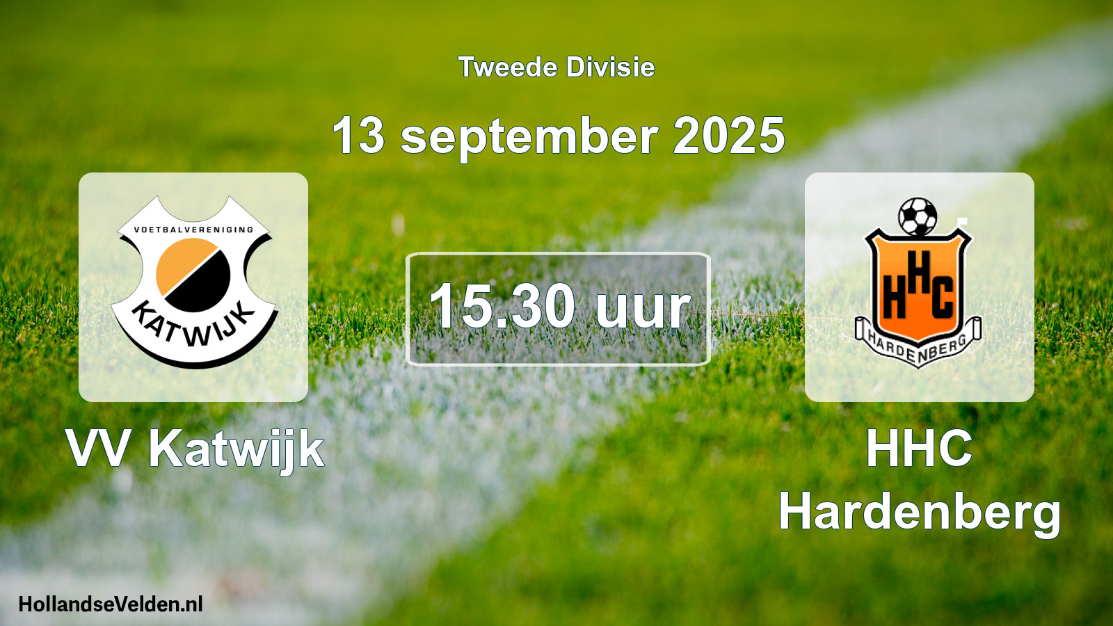 Geplande wedstrijd: VV Katwijk - HHC Hardenberg (13 september 2025)