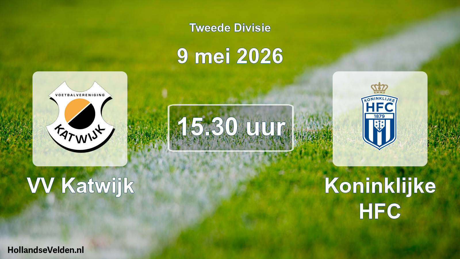 Geplande wedstrijd: VV Katwijk - Koninklijke HFC (9 mei 2026)