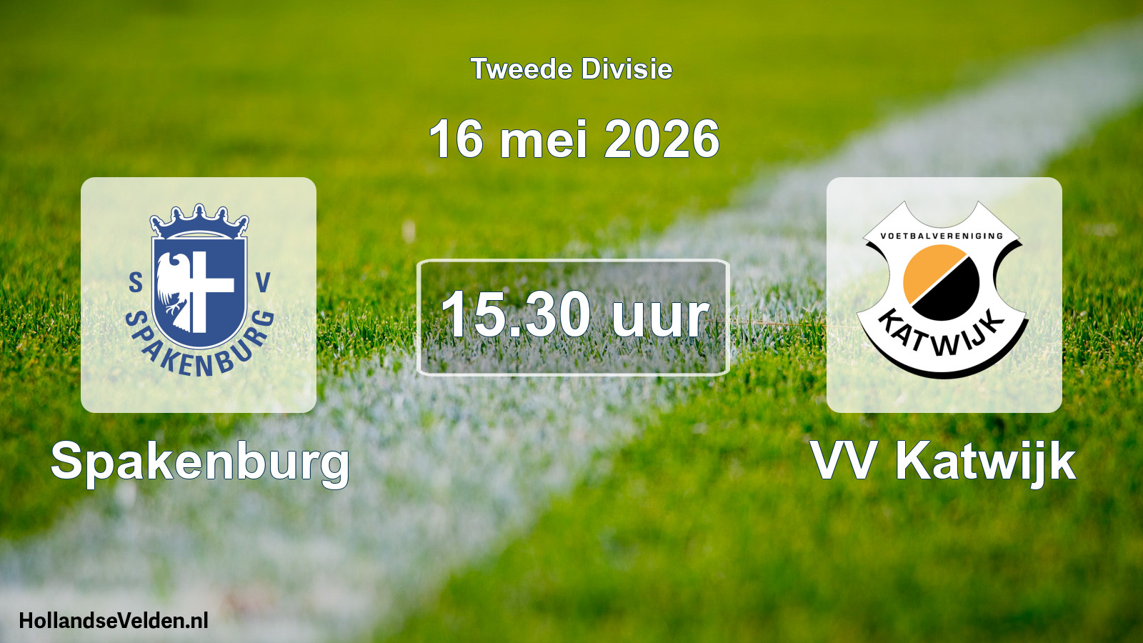 Geplande wedstrijd: Spakenburg - VV Katwijk (16 mei 2026)