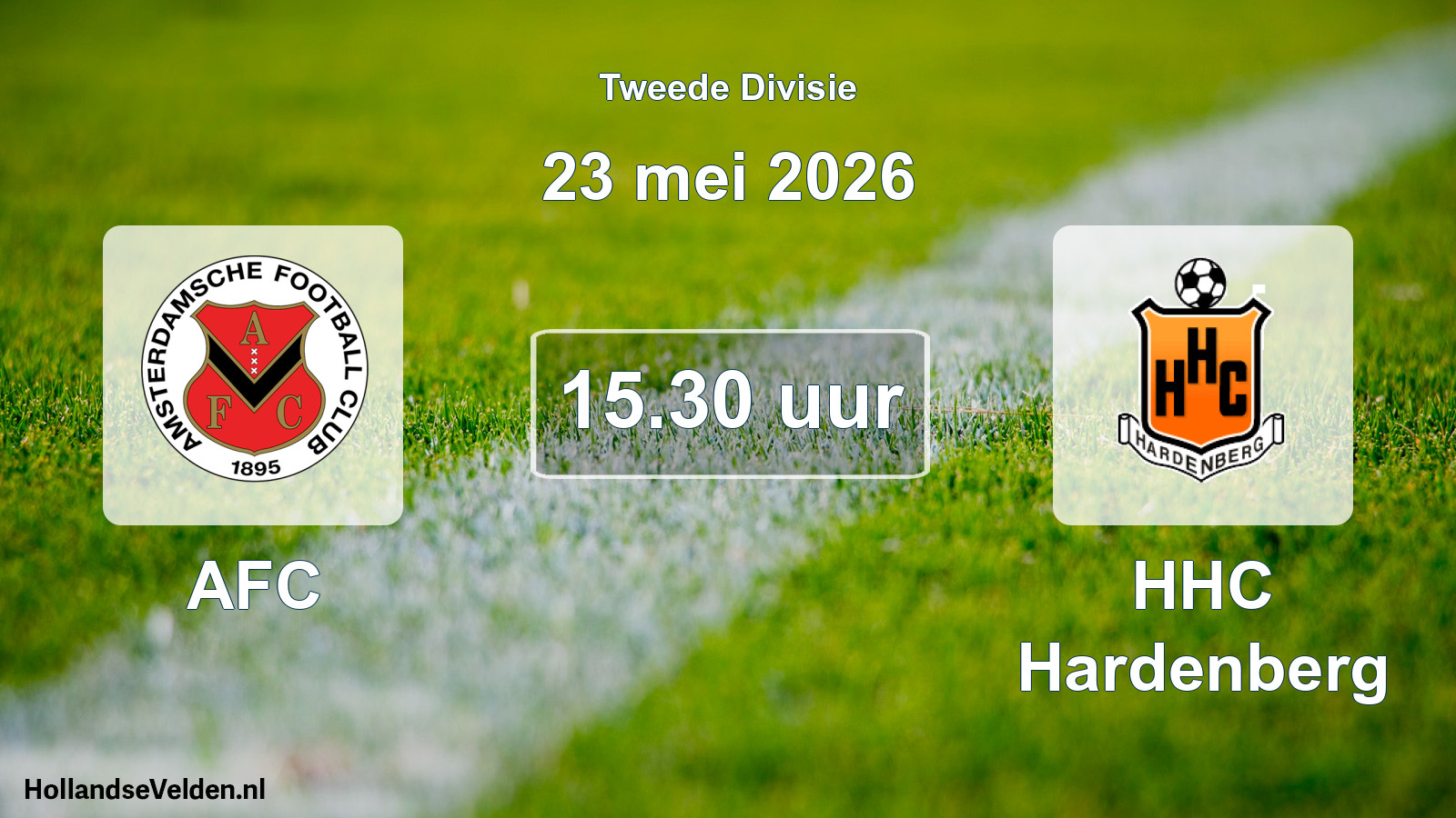 Geplande wedstrijd: AFC - HHC Hardenberg (23 mei 2026)