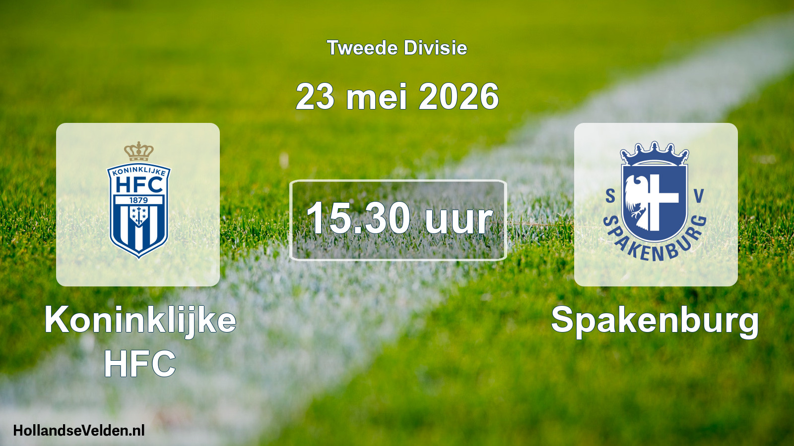 Scheduled Match: Koninklijke HFC - Spakenburg (23 May 2026)