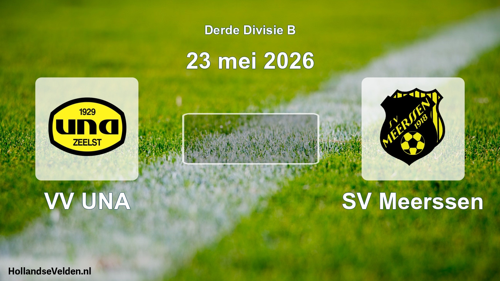 Geplande wedstrijd: VV UNA - SV Meerssen (23 mei 2026)