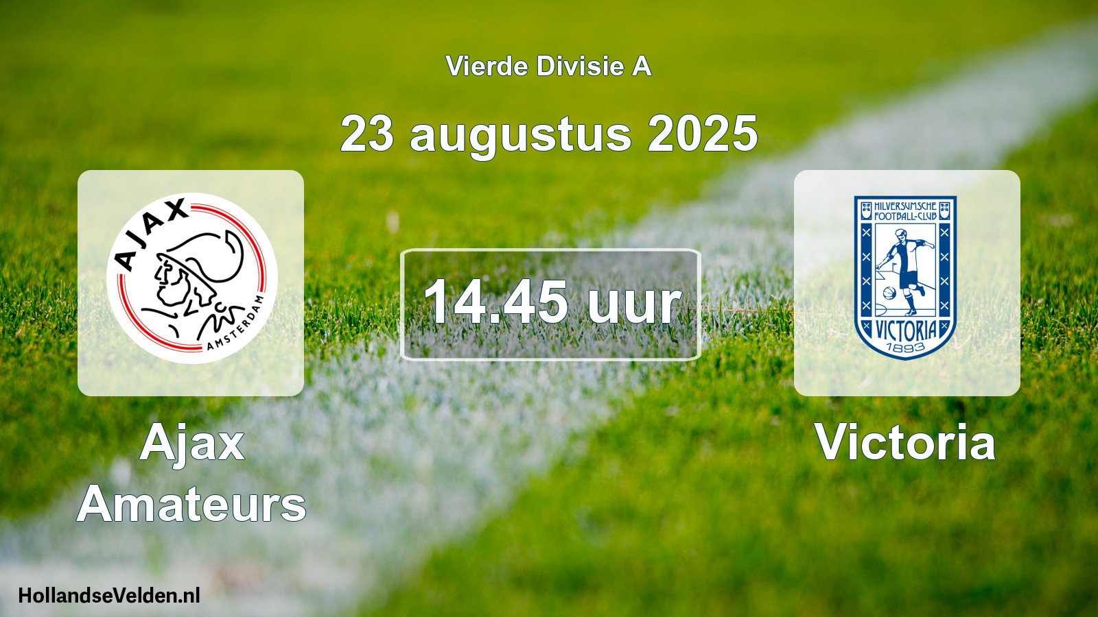 Scheduled Match: Ajax Amateurs - Victoria (23 August 2025)