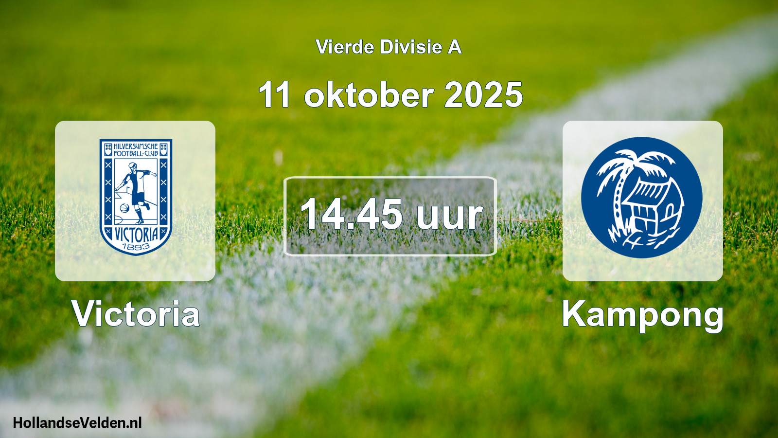 Geplande wedstrijd: Victoria - Kampong (11 oktober 2025)
