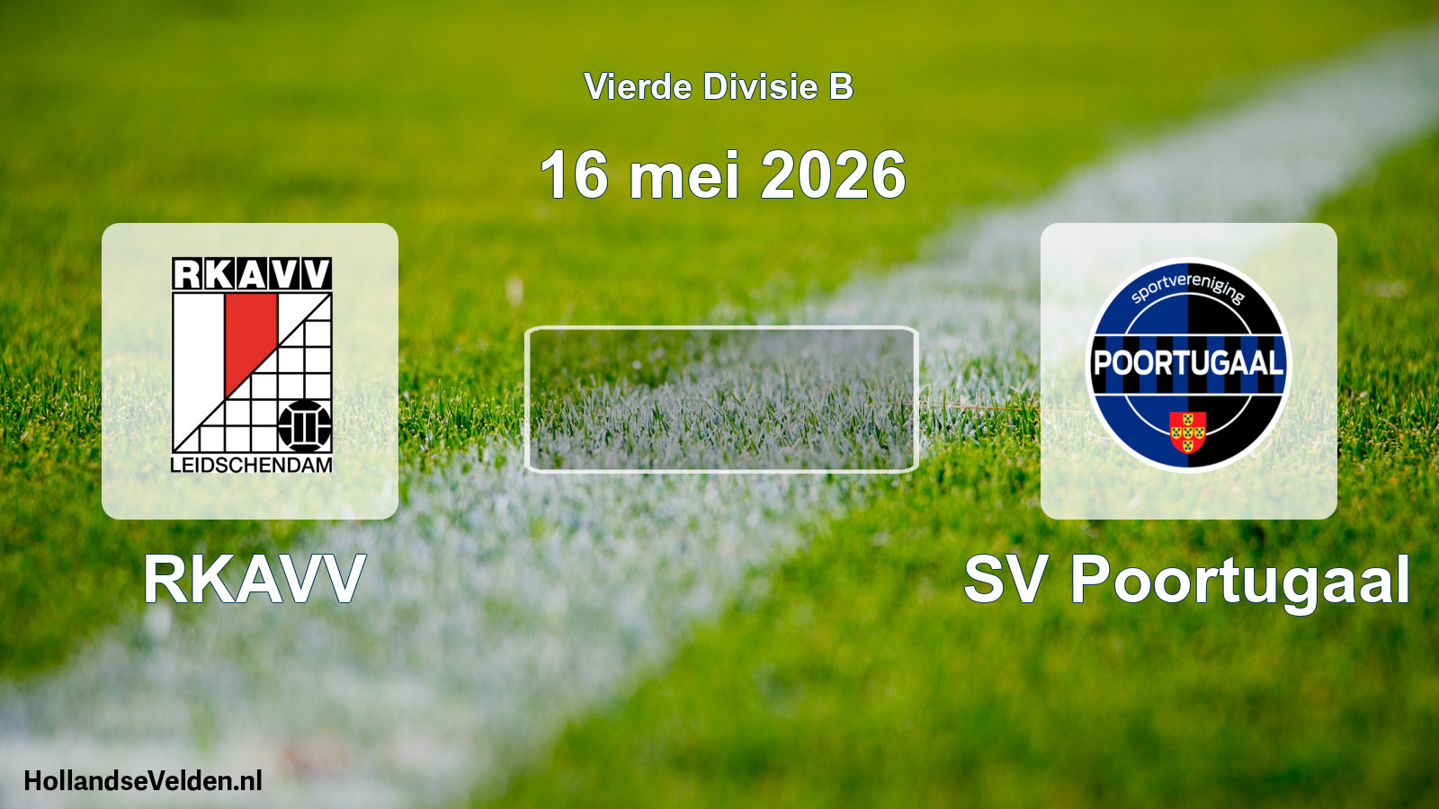 Geplande wedstrijd: RKAVV - SV Poortugaal (16 mei 2026)