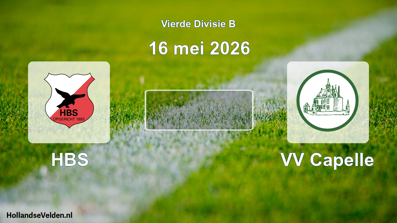 Geplande wedstrijd: HBS - VV Capelle (16 mei 2026)