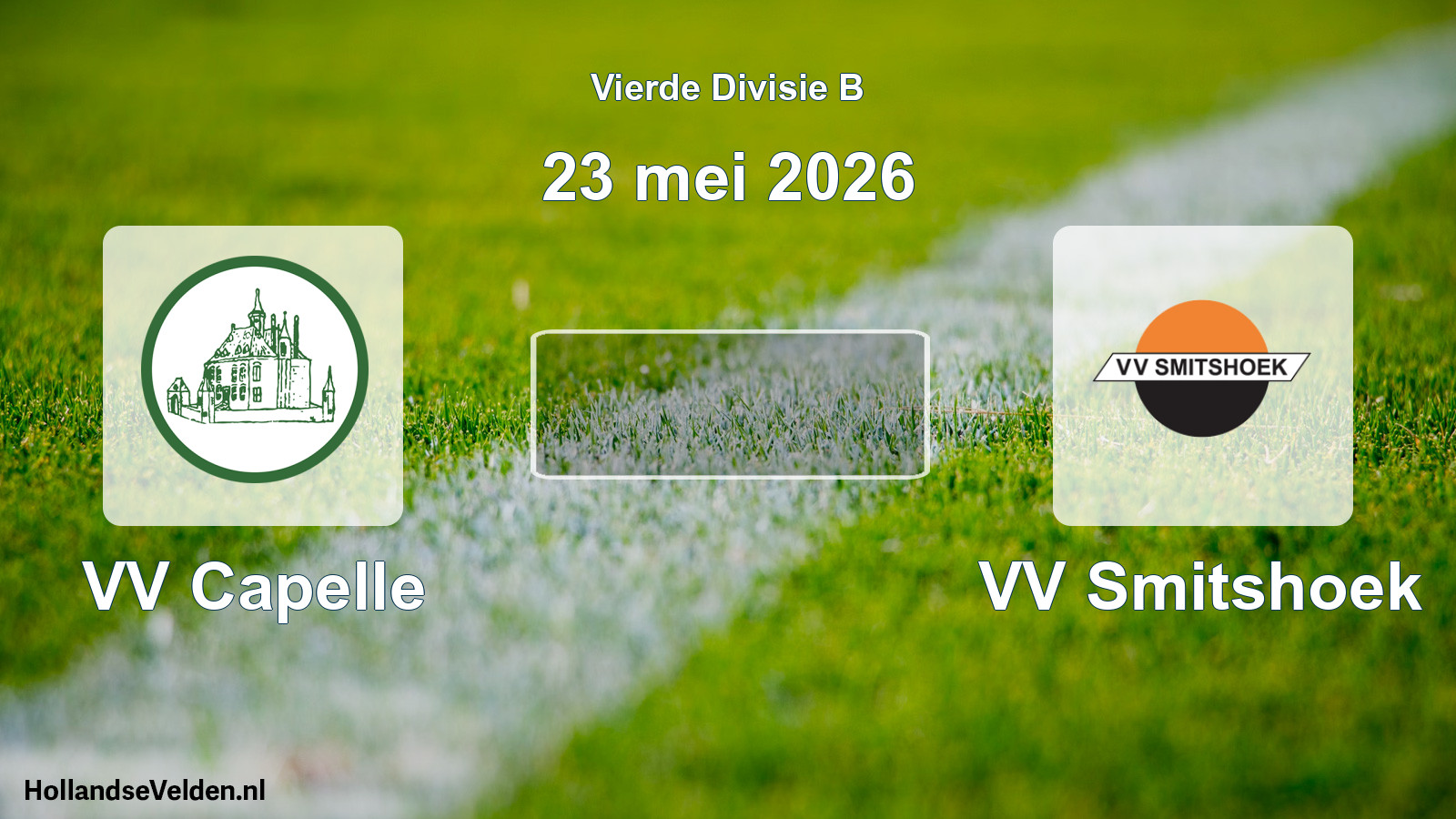 Geplande wedstrijd: VV Capelle - VV Smitshoek (23 mei 2026)