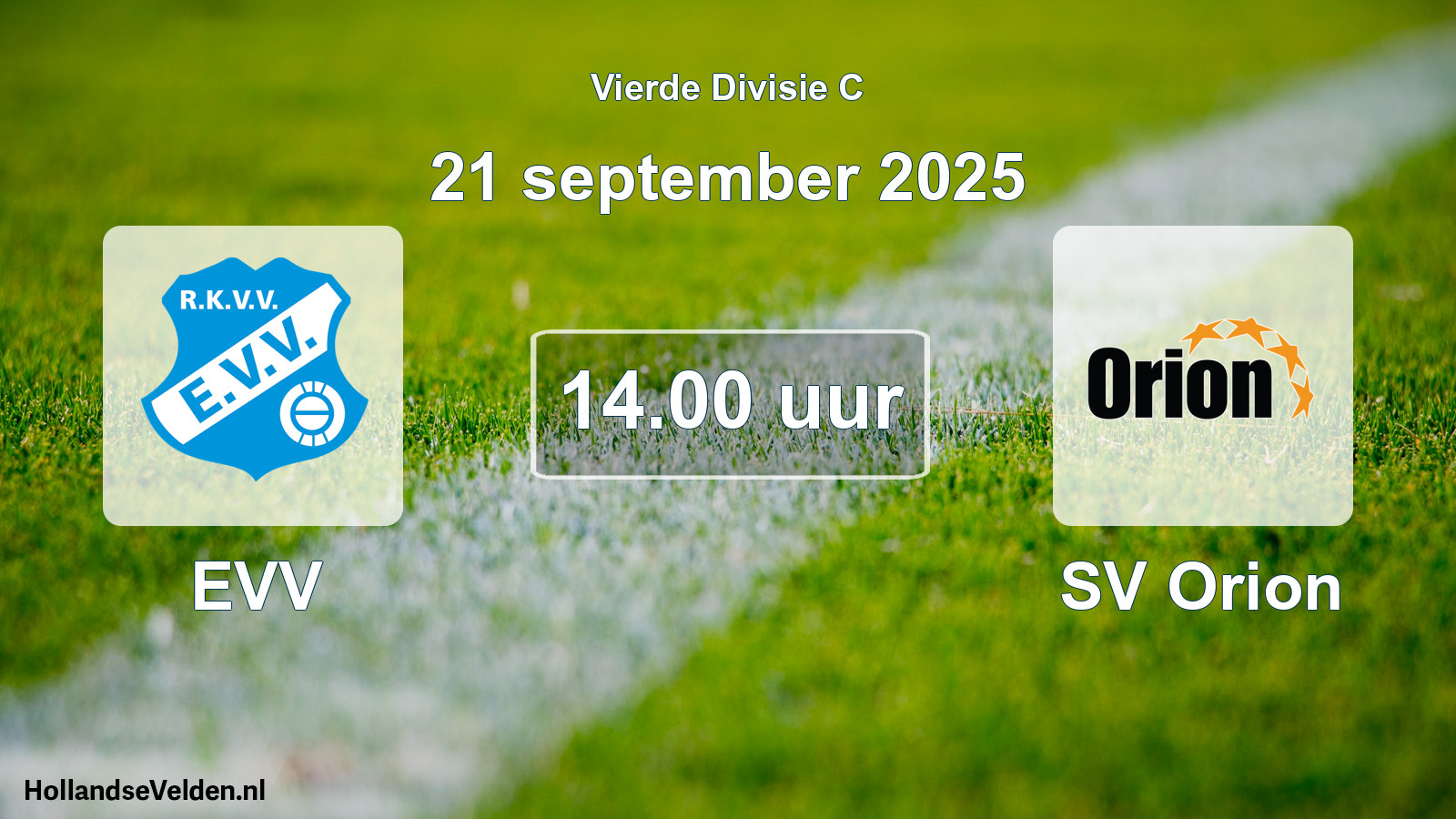 Scheduled Match: EVV - SV Orion (21 September 2025)