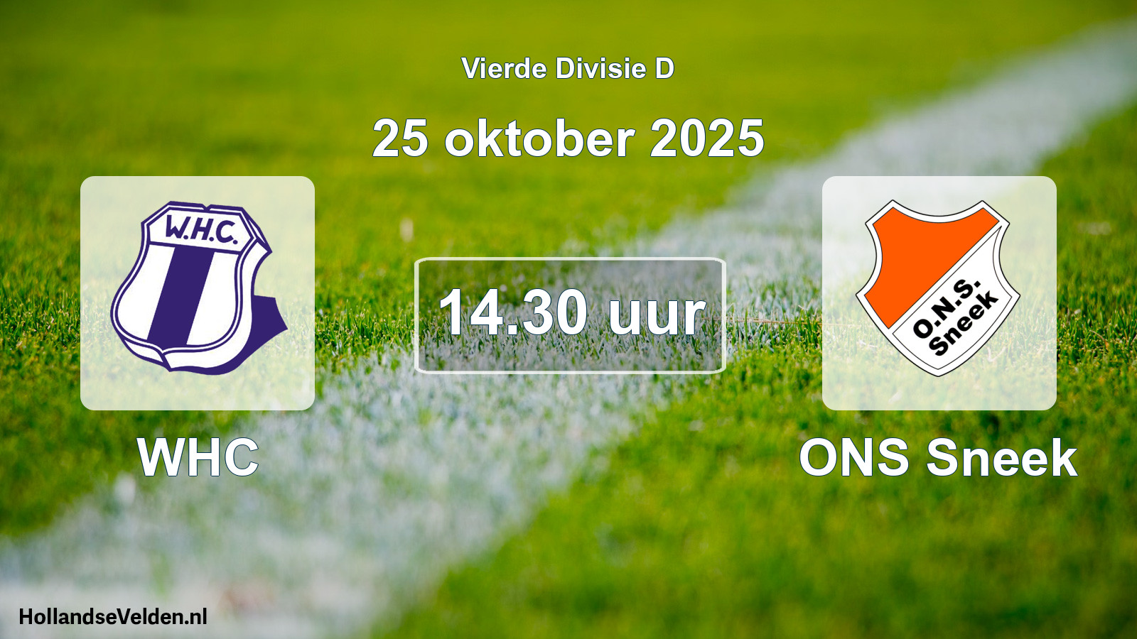Geplande wedstrijd: WHC - ONS Sneek (25 oktober 2025)