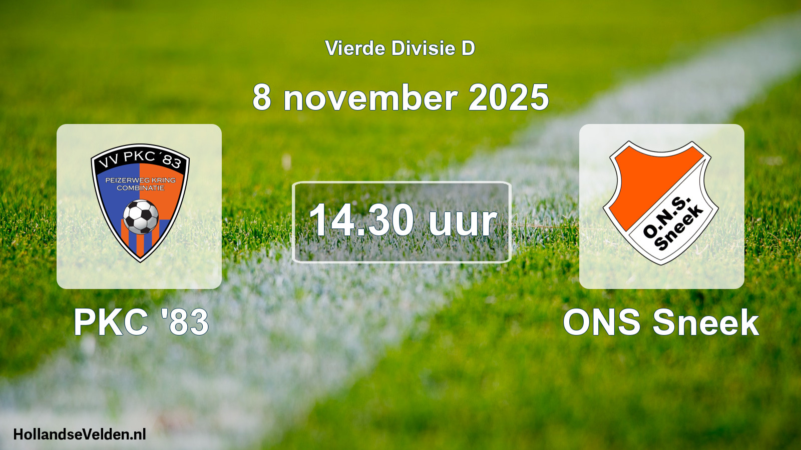 Geplande wedstrijd: PKC '83 - ONS Sneek (8 november 2025)