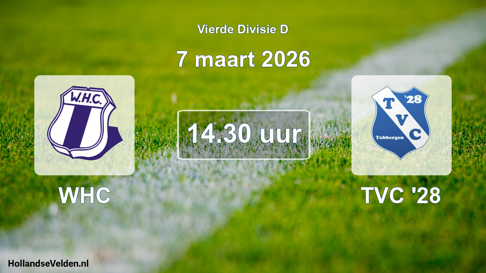 Geplande wedstrijd: WHC - TVC '28 (7 maart 2026)