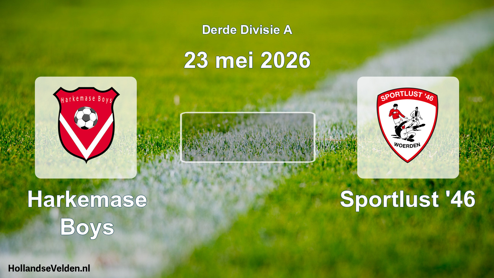 Scheduled Match: Harkemase Boys - Sportlust '46 (23 May 2026)