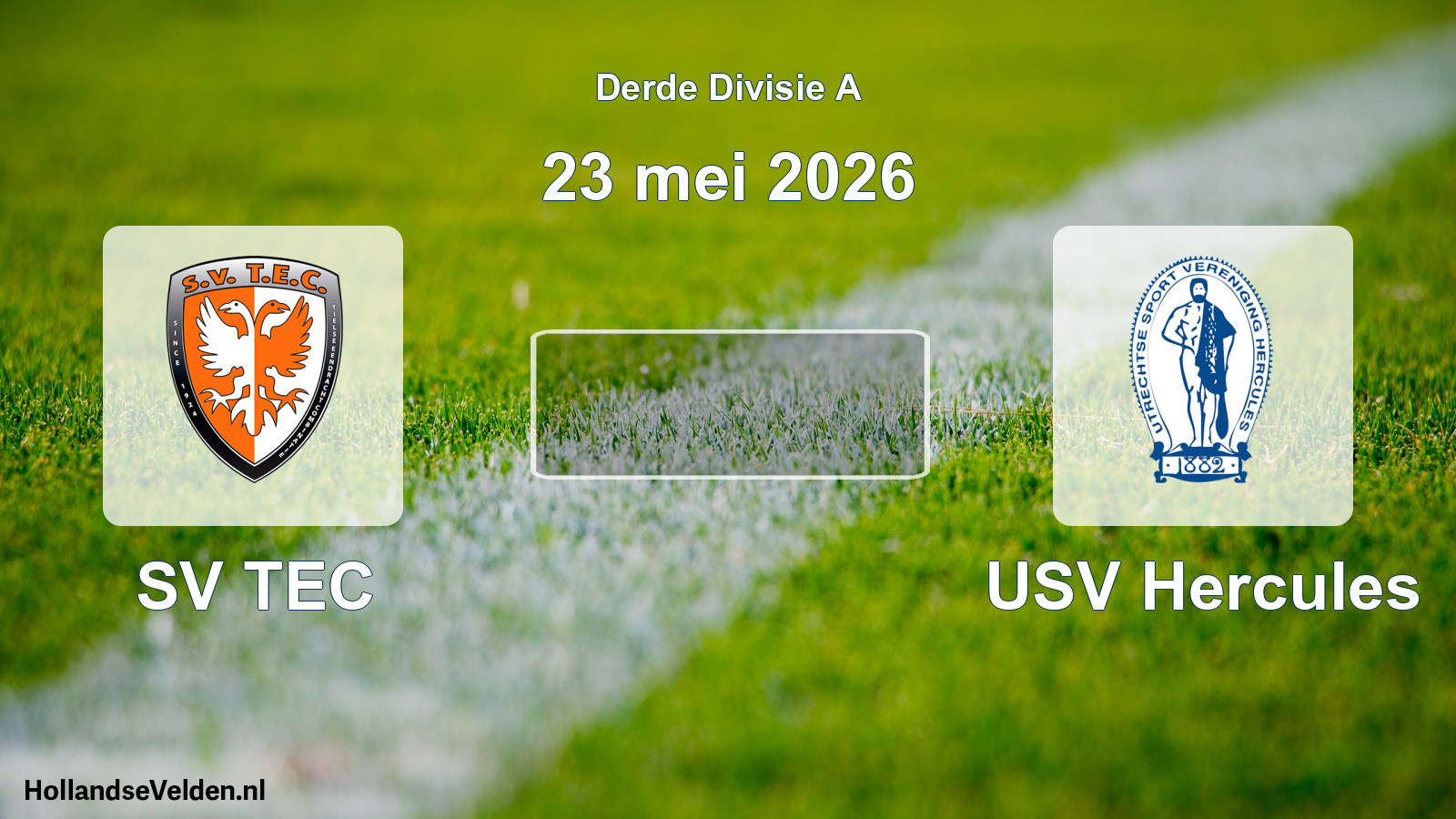 Geplande wedstrijd: SV TEC - USV Hercules (23 mei 2026)