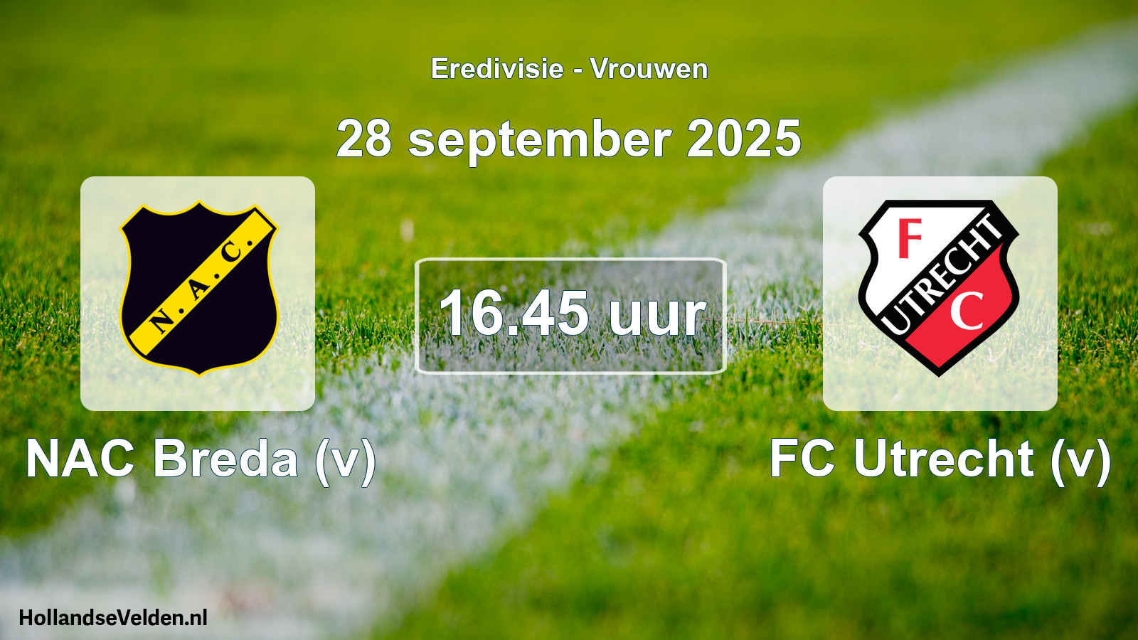 Scheduled Match: NAC Breda (v) - FC Utrecht (v) (28 September 2025)