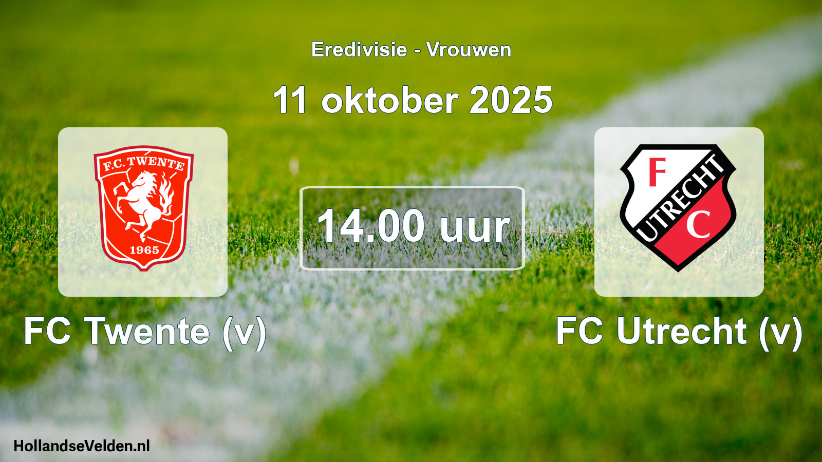 Geplande wedstrijd: FC Twente (v) - FC Utrecht (v) (11 oktober 2025)