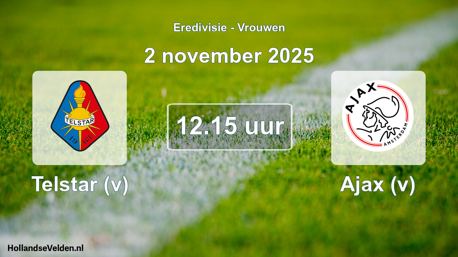 Geplande wedstrijd: Telstar (v) - Ajax (v) (2 november 2025)