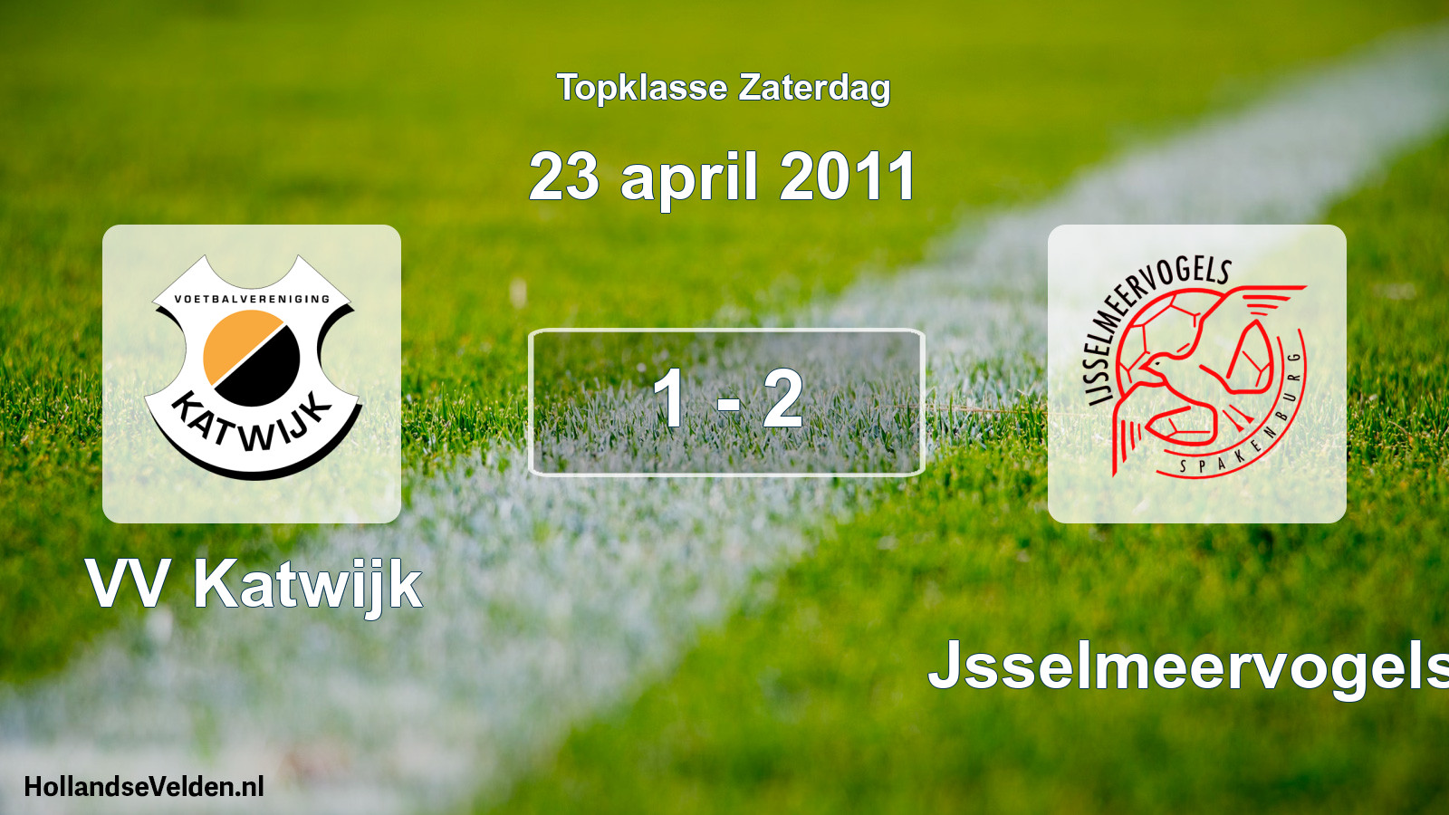 Gespeelde wedstrijd: VV Katwijk - IJsselmeervogels 1 - 2 (23 april 2011)