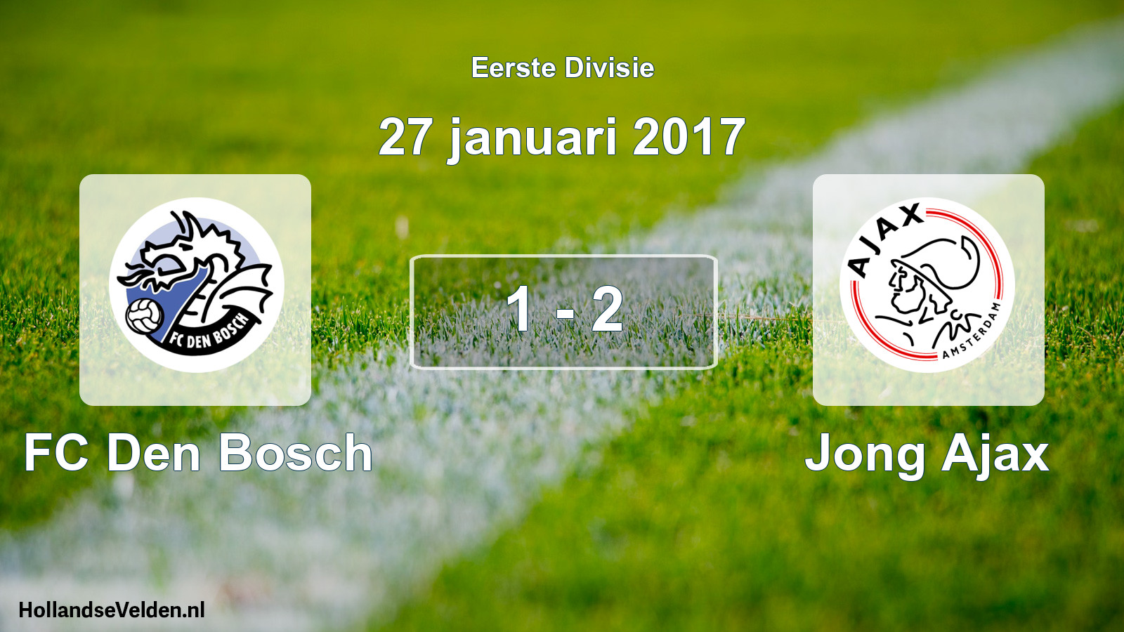 Gespeelde wedstrijd: FC Den Bosch - Jong Ajax 1 - 2 (27 januari 2017)