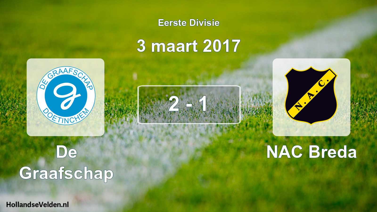 Gespeelde wedstrijd: De Graafschap - NAC Breda 2 - 1 (3 maart 2017)