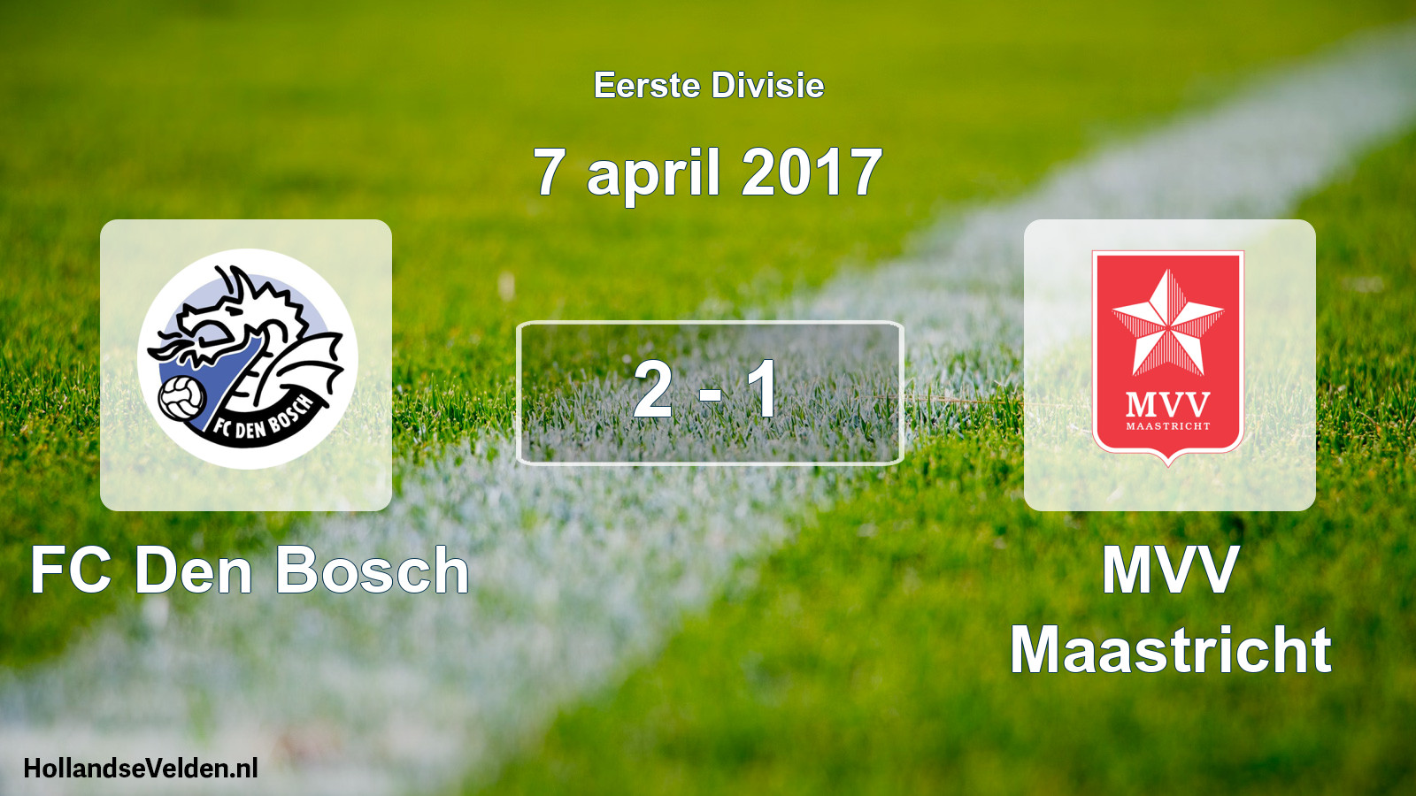 Gespeelde wedstrijd: FC Den Bosch - MVV Maastricht 2 - 1 (7 april 2017)