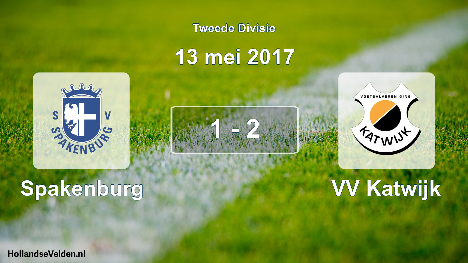 Gespeelde wedstrijd: Spakenburg - VV Katwijk 1 - 2 (13 mei 2017)