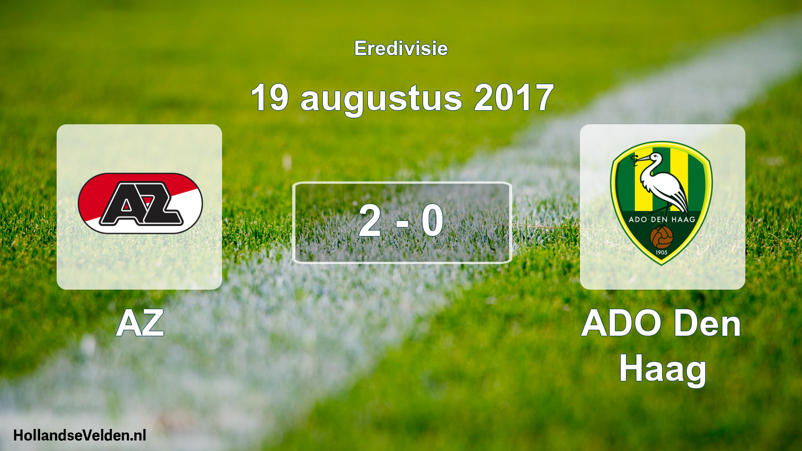Gespeelde wedstrijd: AZ - ADO Den Haag 2 - 0 (19 augustus 2017)