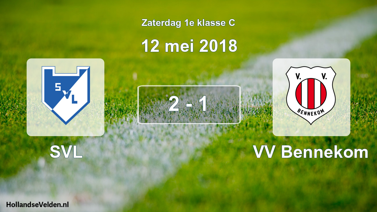 Gespeelde wedstrijd: SVL - VV Bennekom 2 - 1 (12 mei 2018)