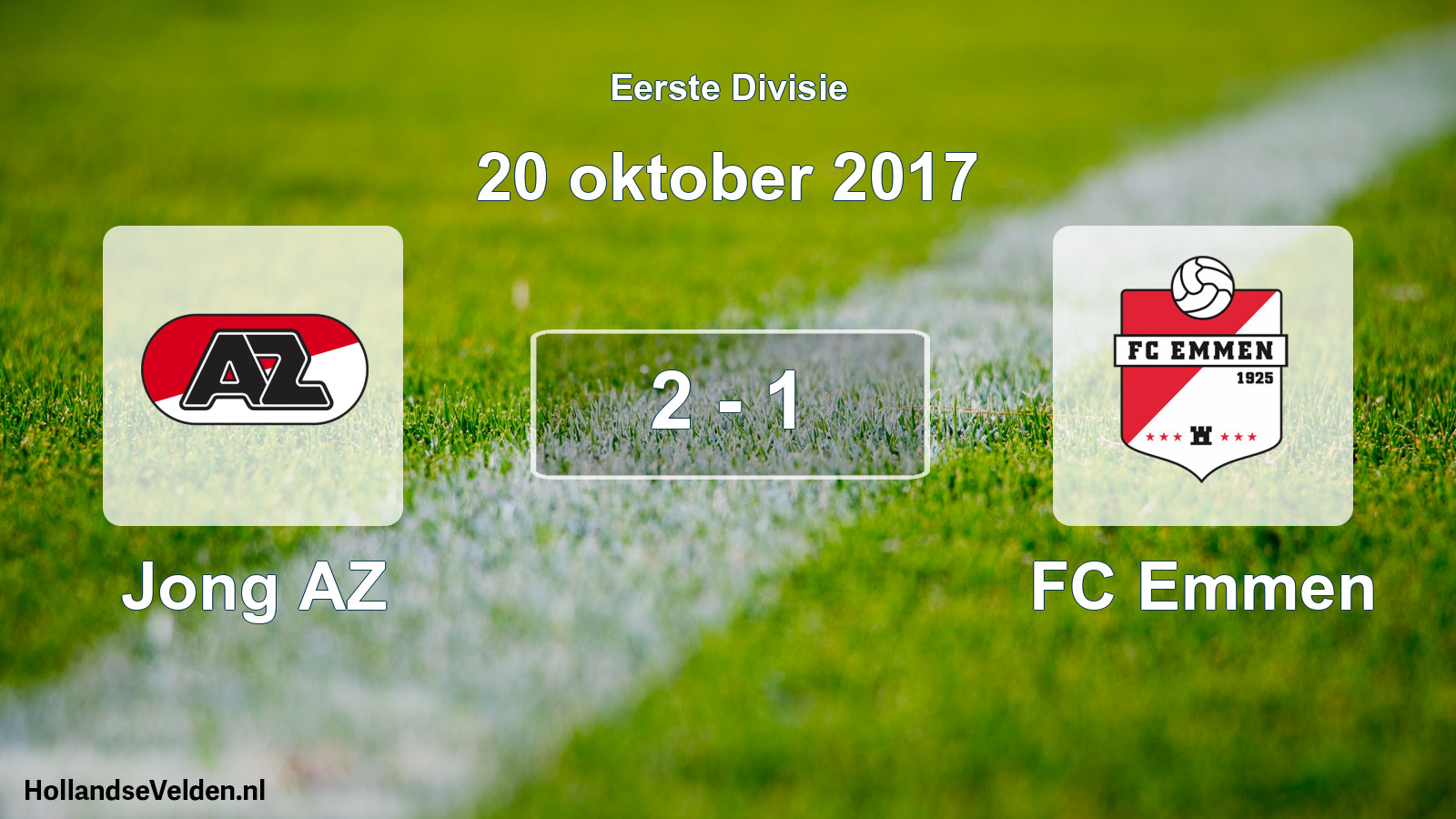 Gespeelde wedstrijd: Jong AZ - FC Emmen 2 - 1 (20 oktober 2017)