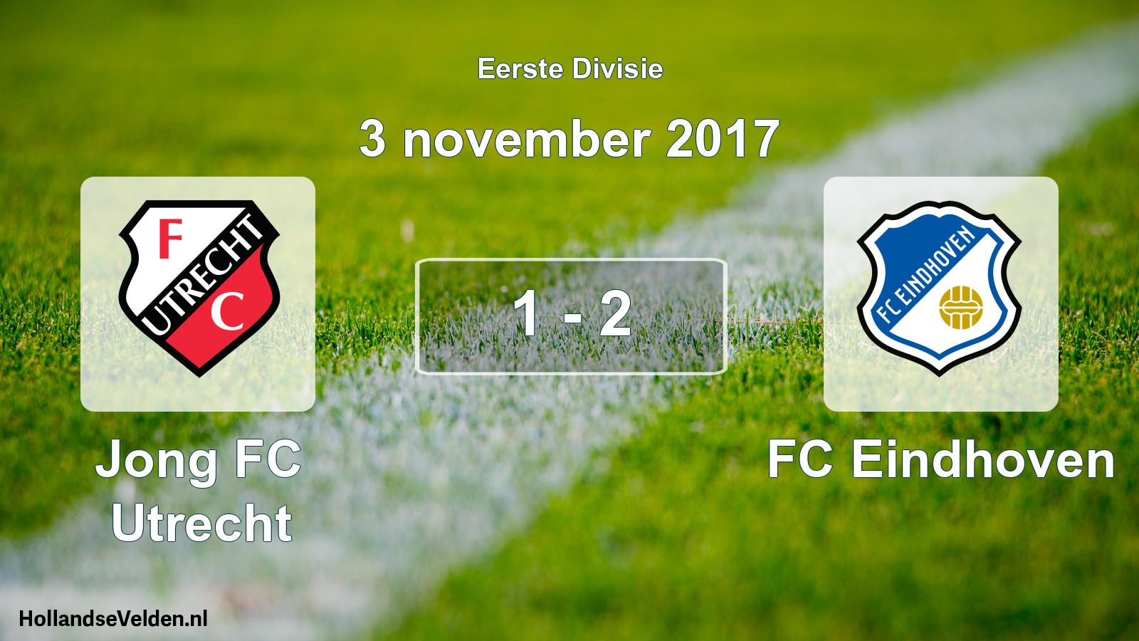 Gespeelde wedstrijd: Jong FC Utrecht - FC Eindhoven 1 - 2 (3 november 2017)