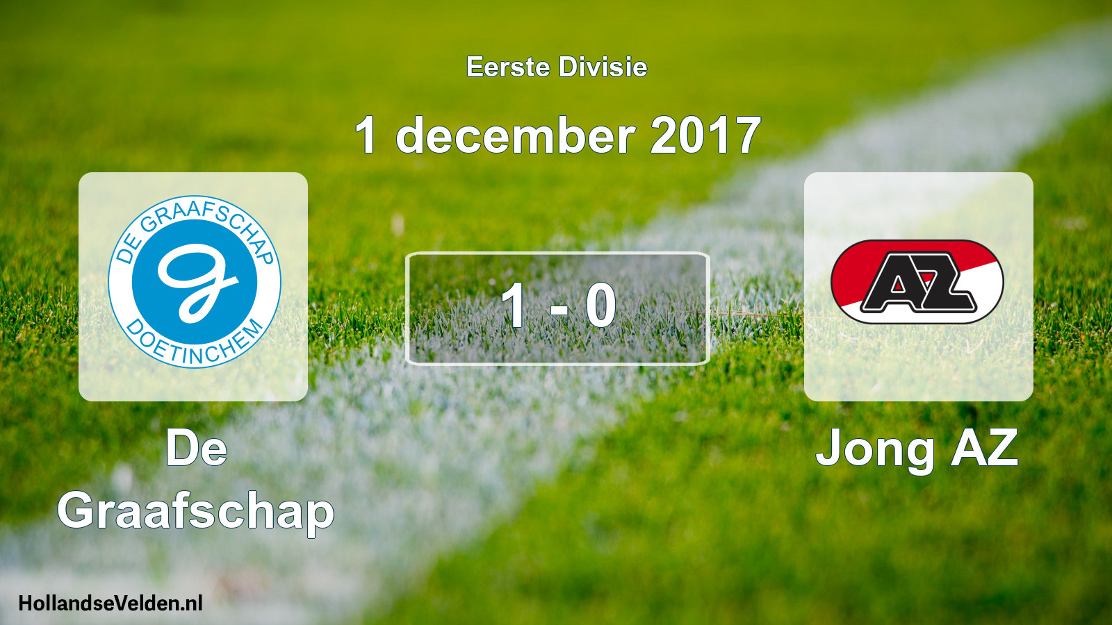 Gespeelde wedstrijd: De Graafschap - Jong AZ 1 - 0 (1 december 2017)