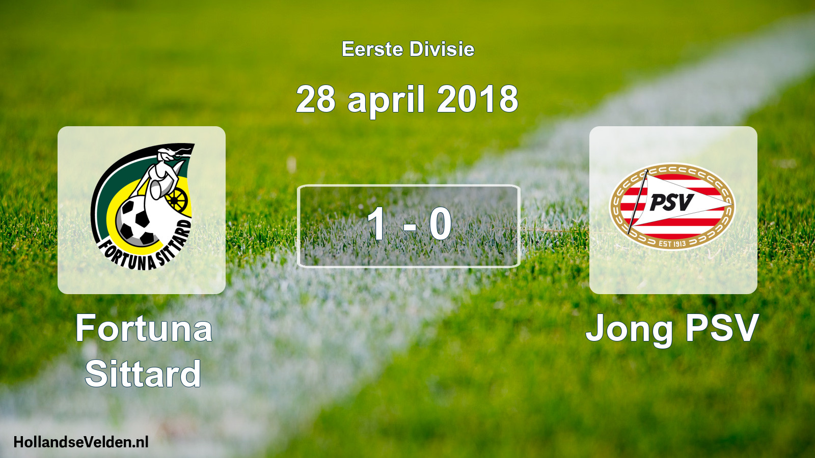 Gespeelde wedstrijd: Fortuna Sittard - Jong PSV 1 - 0 (28 april 2018)