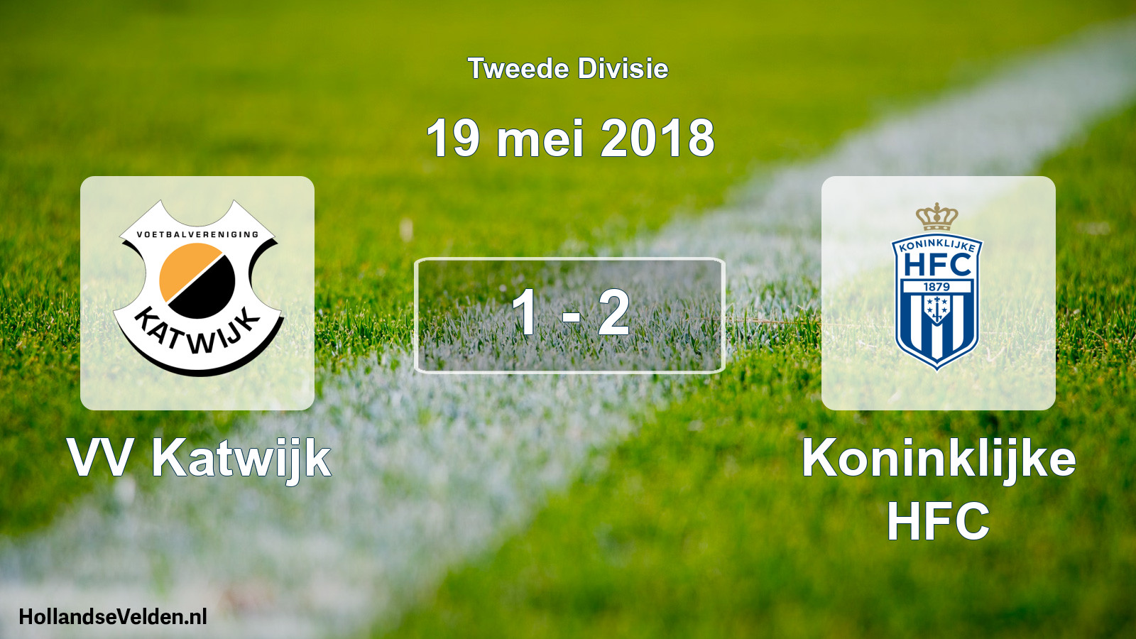 Gespeelde wedstrijd: VV Katwijk - Koninklijke HFC 1 - 2 (19 mei 2018)
